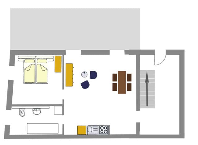 Grundriss Müritz Appartement Zum Wiesenblick