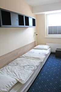 kleines Schlafzimmer vom Müritz Appartment Apfelbaum