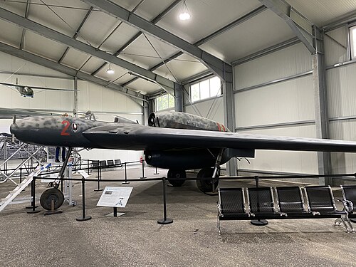 Im luftfahrttechnischen Museum Rechlin ausgestellter 1:1 Nachbau der Gotha P-60C, erbaut von Holger Bull