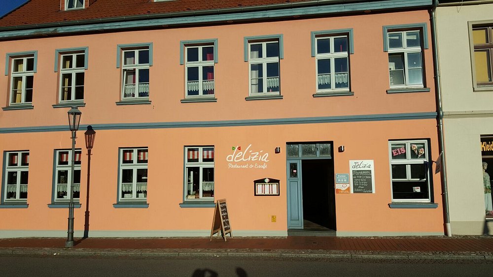 Ansicht des Restaurant vom Markt aus